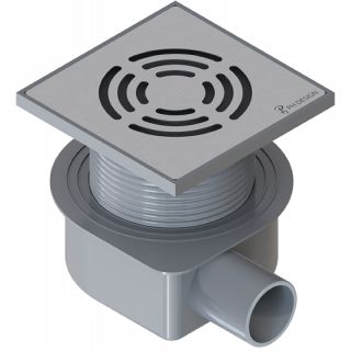 Душевой трап Boheme Smart Design 984-10-CR 10см хром