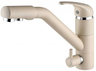Смеситель для кухни Paulmark Hessen He213017-428 шампань