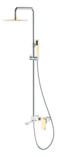 Душевая стойка Boheme Q 148-CRG.2 хром/золото
