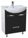 Тумба под раковину Bellezza Альфа 55см чёрный 00000005233