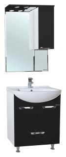 Тумба под раковину Bellezza Альфа 55см чёрный 00000005233