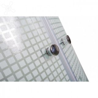 Душевая кабина Deto L 980 с гм. и эл. 80х80х215 см