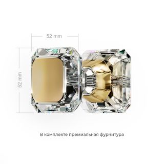 Душевая перегородка RGW WA-054Gb (WA-010Gb + Z-072Gb) 351005403-16 100 см брашированное золото