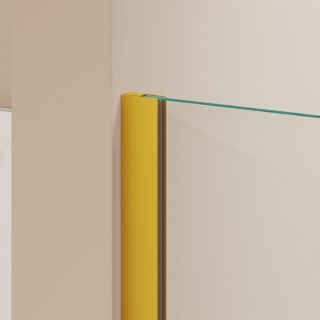 Душевая перегородка RGW WA-054Gb (WA-010Gb + Z-072Gb) 351005493-16 90 см  брашированное золото