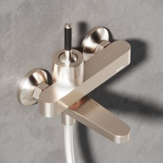 Смеситель для ванны и душа Damixa Arc 291000200 никель