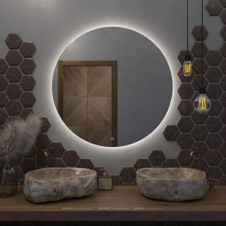 Зеркало с подсветкой Onika Сола 208097 80см