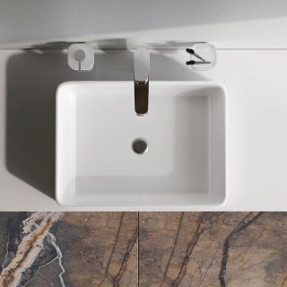 Раковина накладная  Am.Pm Func M8FWCC10500WG 50 см белый