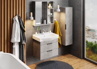 Пенал подвесной Onika Девис 403071 30см бетон чикаго