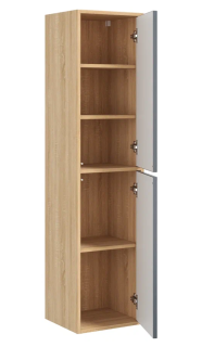 Пенал подвесной Onika Дайлер 403569 35см графит/дуб сонома