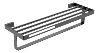Полка для полотенец Boheme Q 10947-GM оружейная сталь