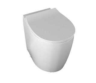 Приставной унитаз Allen Brau Fantasy 4.11007.20 безободковый белый