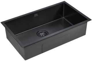 Мойка кухонная Paulmark Koher PM807444-GM воронёная сталь