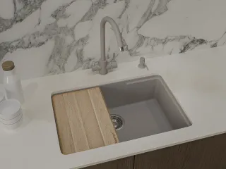 Мойка кухонная GranFest URBAN 4565 черный