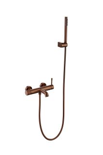 Смеситель для ванны Boheme Uno 463-BRB брашированная бронза