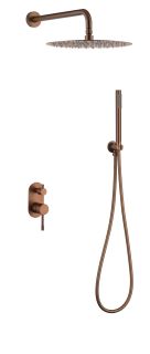 Душевой комплект Boheme Uno 464-BRB брашированная бронза