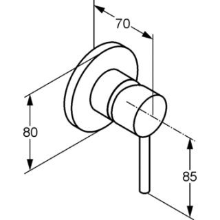 Смеситель для душа Kludi BOZZ  38925N076 золото