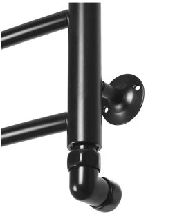 Полотенцесушитель водяной Domoterm Калипсо П9 500x700 чёрный