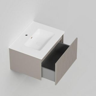 Тумба под раковину La Fenice Terra FNC-01-TER-C-60 бежевая матовая 60 см