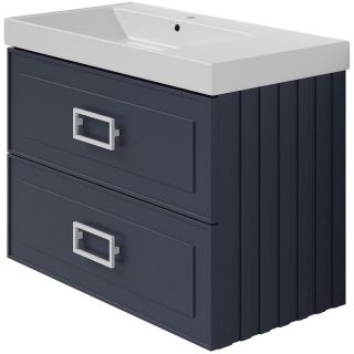 Тумба под раковину La Fenice Cubo FNC-01-CUB-BG-90-2 Синяя матовая 90 см