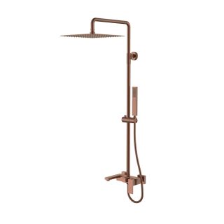 Душевая стойка Boheme Qubic 478-BRB брашированная бронза