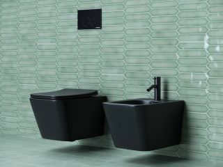 Биде подвесное Ceramica Nova Metric CN3008MB чёрный матовый