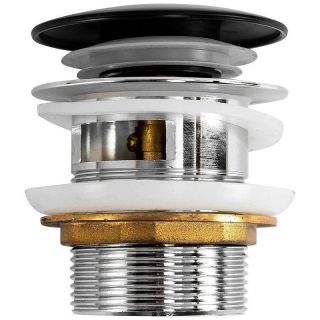 Донный клапан ArtMax AM-DR-BL клик-клак чёрный матовый