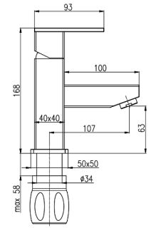 Смеситель для раковины Rav Slezak Loira LR527.5KZ Золото