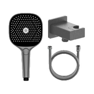 Лейка для душа с держателем и шлангом Raglo R476.40.09 графит