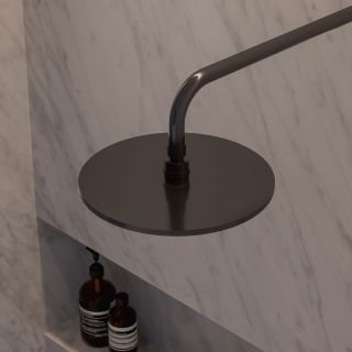 Верхний душ Omnires Slimline 25см антрацит WG125CAT