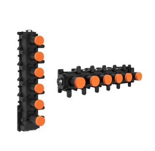 Скрытая часть для термостатического смесителя с пятью независимыми позициями Gessi Universale 09269.031