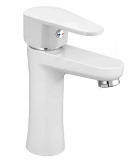 Смеситель для раковины РМС PL1-001F белый