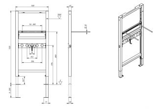 Инсталляция для подвесной раковины Aquatek INSR-0000001
