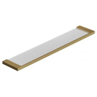 Полка стеклянная Kludi Vela C 31973N0 60 см брашированное золото