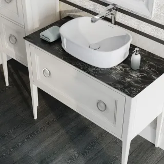 Тумба под раковину Kerama Marazzi Plaza Classic Neo PL.CN.100.1\WHT.M 100 см белый  матовый