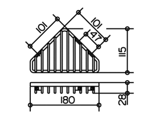 Корзинка для мыла Keuco 24903010000 хром