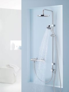 Душевая стойка Kludi Zenta Dual shower system хром 6609005-00