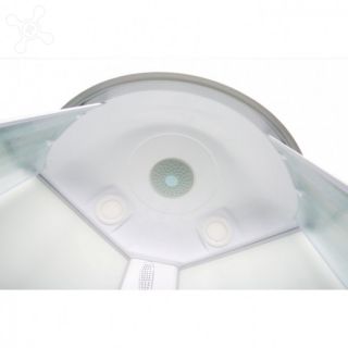 Душевая кабина Deto L 908 с электрикой 80х80х215 см