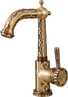 Смеситель для раковины ZORG Antic A 112U-BR