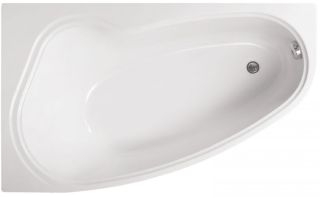 Акриловая ванна VagnerPlast Avona VPBA159AVO3LX-04 левая 150x90см белый