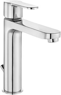 Смеситель для раковины E.C.A. Nita 102188049EX с донным клапаном хром