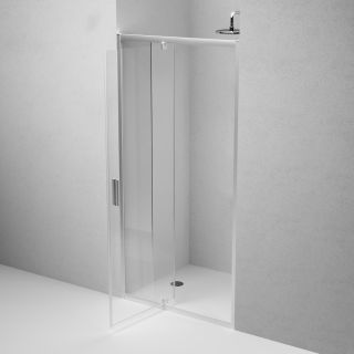 Душевая дверь в нишу Am.Pm Gem W90G-100-1P-MT 100 см хром матовый