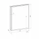 Зеркало-шкаф Reflexion Cube 60 RF2211CB с подсветкой 60х80