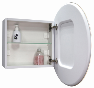 Зеркало-шкаф с подсветкой Continent Torneo White МВК069 60см белый