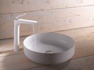 Смеситель для раковины-чаши Kludi Balance белый/хром 522989175