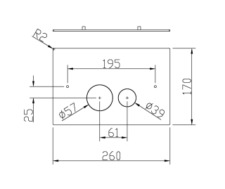 Кнопка смыва Boheme 648-B чёрный