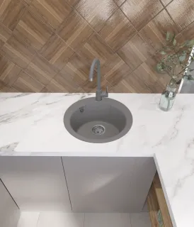 Мойка кухонная GranFest URBAN 649 серый