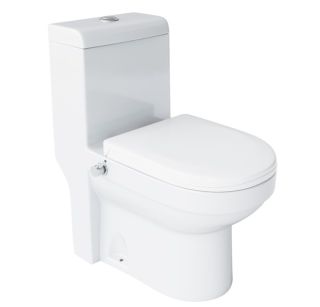 Унитаз-моноблок Laguraty 20980 AWC с функцией биде и смесителем белый