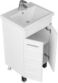 Тумба под раковину СанТа Омега 207001 50см белый