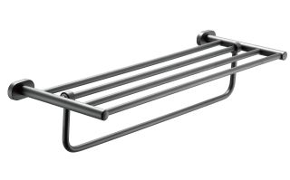 Полка для полотенец Shevanik SG5108T оружейная сталь