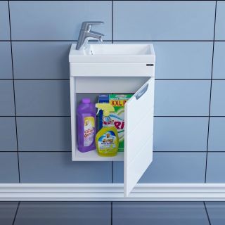 Шкаф-зеркало с подсветкой Onika Карина 206010 правый 60см белый